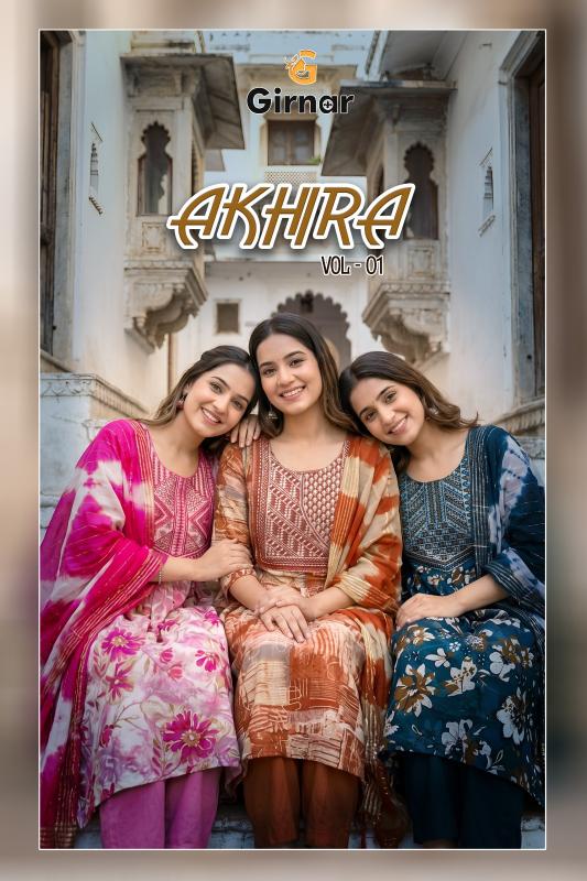 Girnar akhira vol 1 women kurti wholesaler